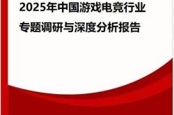 韦伯咨询：2025年中国游戯(xì)電(diàn)竞行业专题调研与深度分析报告