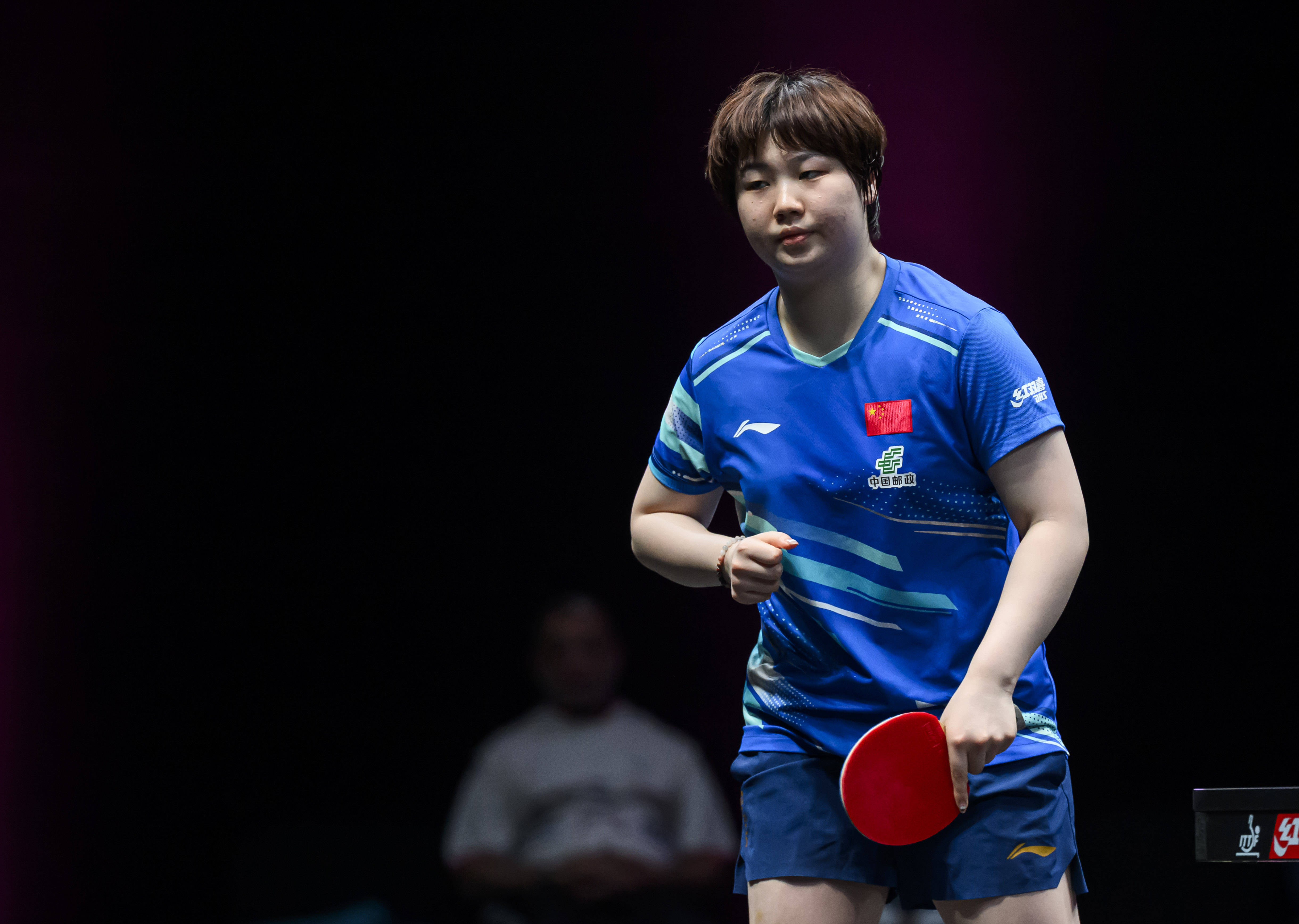 (体育)乒乓球——WTT多哈冠军赛:蒯曼晋级女单四强